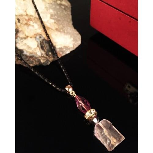 Dr Stone Natural Stone Women 'S Amethyst Stone Necklace XNRS645 372868053