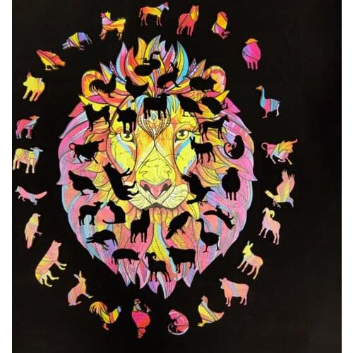 Wooden Jigsaw Puzzles For Adults Unique Shape Jigsaw Pieces Children DIY Wooden Best Gift for Kids Best Christmas Gift Puzzle