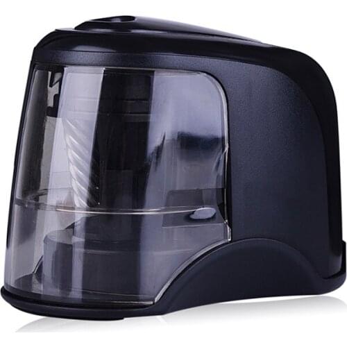 Electric Pencil Sharpener Auto Safety Helical Blades Tool for Artist Student Office Home DU55