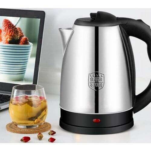 2L Stainless Steel Electric kettle Energy-efficient Anti-dry Waterkoker Protection Heating underpan Automatic Cut Off Jug Kettle
