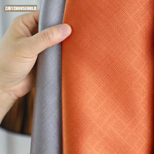 European Simple Blackout Curtains for Living Room Window Bedroom 100% Full Shading Drapes Door Nordic Darkening UV Protection