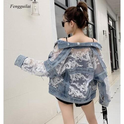 Fengguilai Womens Denim Jackets