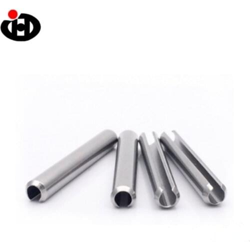 JINGHONG SS 304 25PCS M5*40/45/50 Slotted Split Spring Dowel Lock Pin