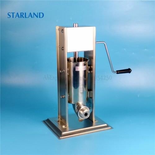 2L Spain Churros Making Machine Food Grade Stainless Steel Flour Extruder Manual Hand Sausage Filler