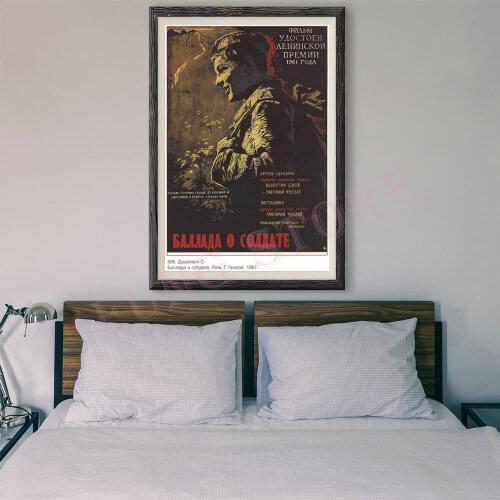 RE012 Classic Movie Retro Russian Style Painting 16 Custom Silk Poster Home Deco Wall Art Christmas Gift