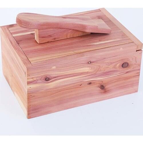 Shoebox Corrosion Resistant Shoe Polish Storage Box Fragrant Wood Foot Shoe Shine Toolbox Pine Shoe Box