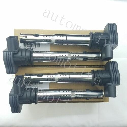 NEW OEM IGNITION COIL COILS For VW R8 A4 A5 QUATTRO JETTA GOLF PASSAT 2.0 2.5 5.2 07K 905 715 D 07K 905 715 F