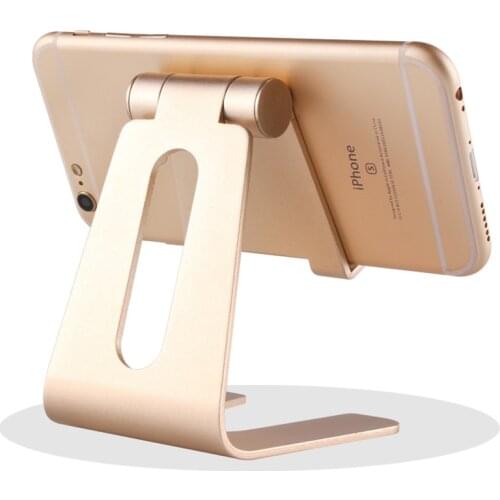 Phone Holder Stand Mobile Smartphone Tablet Support for Desk Cell Phone Stand Portable Mobile Holder Aluminium Alloy