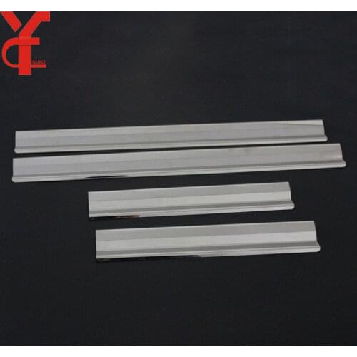 Threshold Strips SS Door Sill Cover For Toyota Hilux Vigo 2005 2006 2007 2008 2009 2010 2011 2012 2013 2014 accessories SR5 MK6