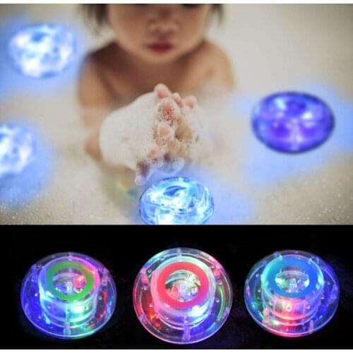 Bathroom LED Light Kids Color Changing Ball Toys Waterproof In Tub Bath Time Fun