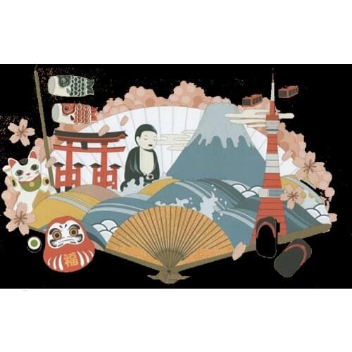 Japan Cartoon animation Iron-On Transfers For Clothing Stickers Cartoon Heat Transfer Vinyl Patch Patches on Clothes Applique