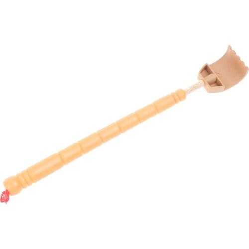1pc Wooden Body Retractable Massage Stick Itching And Scratching Health Claw Back Scraper Retractable Back Scraper