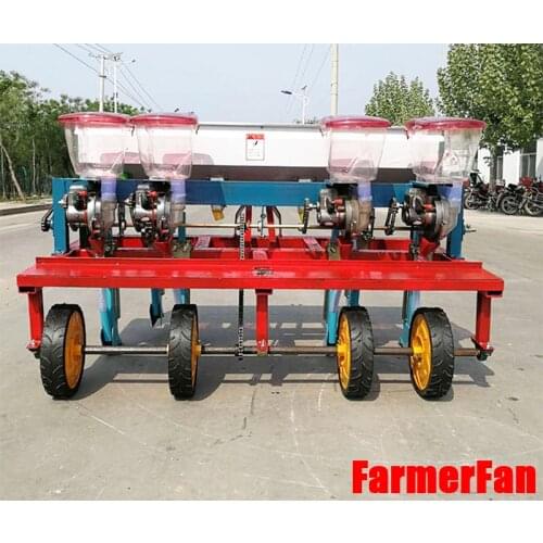 6-row soybean planter, four wheels tractor driven, multifunctional corn and soybean precision planter, sorghum planter