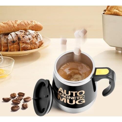 400ML Mug Automatic Electric Lazy Self Stirring Mug Automatic Coffee Milk Mixing Mug Tea Smart Stainless Steel Mix Cup