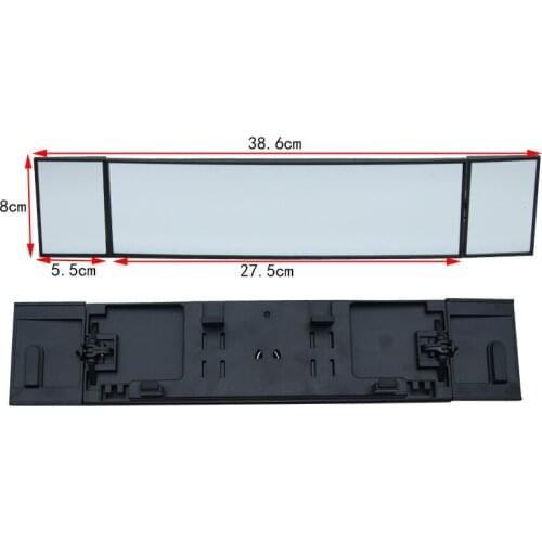 Car Supplies Wide-view Rearview Mirror Tri-fold Curved Rearview Mirror Reversing Wide-angle Mirror