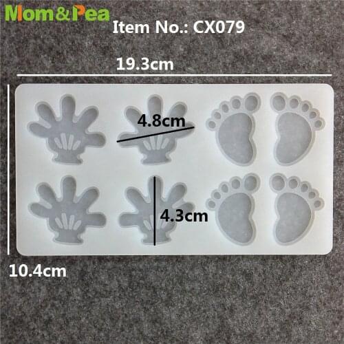 CX079 Hand & Foot Shaped Silicone Mold Chocolate Ornamental Fondant Mould Cake Decoration Tools