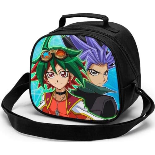 Yu Gi Oh Children Lunch Bag Lunch Bag Student Portable Insulated Office Lunch Box Picnic Bags Thermal Food Tote Handbag