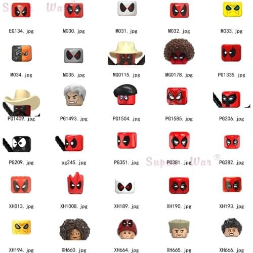 Single models Figures Head accessories Building Blocks toys for children Series-052