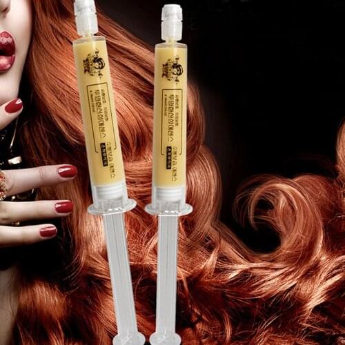 Keratin Repair Hair Mask Pro Dry Moisturizing Damaged Maintenance Heating Steam Hair Treatment Keratin Hair Care Needle Set #F