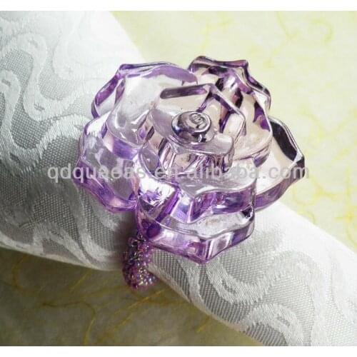 Beaded wedding napkin ring, napkin holder, decoration napkin ring