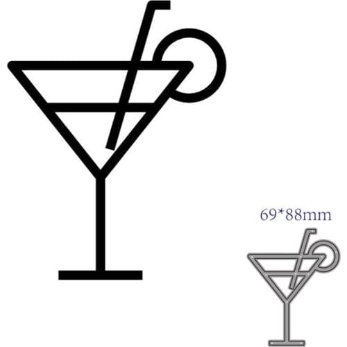 Metal cutting dies cut die mold Ice Drink decoration Scrapbook paper craft knife mould blade punch stencils dies