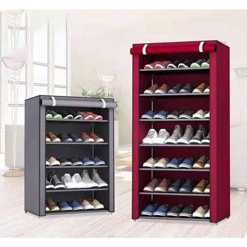 Multi-layer Simple Shoe Cabinet Assembled Space-saving Shoe Organizer Dustproof Shoes Rack Shelf Home Dorm Storage Closet