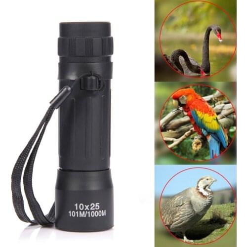 10x25 Monocular Mini Portable Telescope Waterproof Binoculars Optical Hunting Travel Camping Fishing Hiking