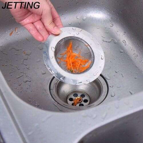 Stainless Steel Sink Strainer Bathtub Hair Catcher Stopper Shower Drain Hole Filter Trap Metal Bathroon Kitchen Tools