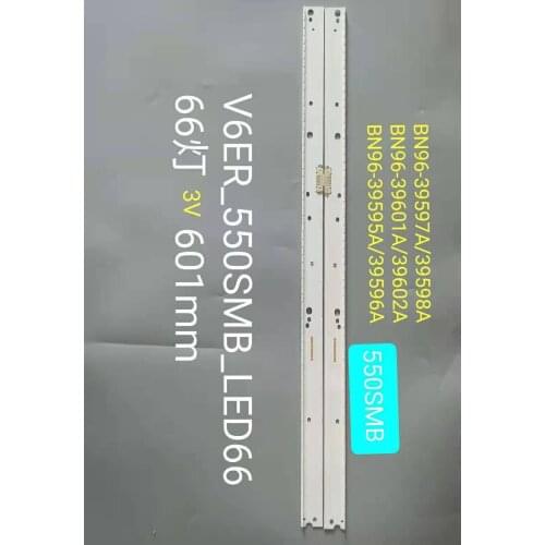 10 PCS LED backlight strip for Samsung UN55MU7000 UE55KU6500 UE55MU6400 UE55KU6400 UE55KU7500 BN96-39595A 39596A 39601A 39602A