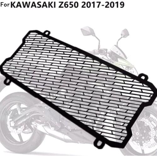 For KAWASAKI Z650 2017 2018 2019 Stainless Steel radiator protective cover Guards Radiator Grille Cover Protecter