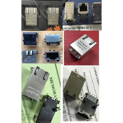 1PCS RJ45 Network port connector 74980111211 MIC25113-61311C1146LF3 WE7499111446 0826-1G1T-HK-F