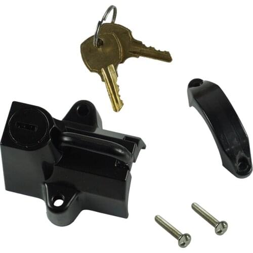 1 PCS Black Chrome Universal 7/8" to 1-1/4" 25-32mm Handlebar Bar Tube Motorcycle Helmet Lock For Harley Motorcycles Accessory