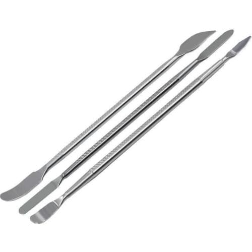 3pcs Universal Metal Disassemble Crowbar Mobile Phone Repair Opening Tool Pry Hand Tool Set Rear Glass Housing Remover