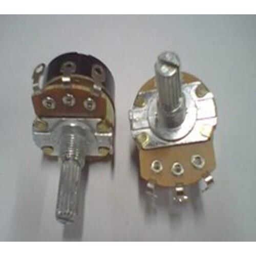 50PCS Carbon potentiometer with switch WH138K 3pin B5K B10K B50K