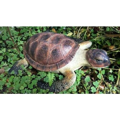 LARGE SEA TURTLE PIECES SIMULATION MARINE ANIMAL CRAFTS AQUARIUM FISH TANK POOL LARGE ROCKERY DECORATIVE HOME DECORATION CRAFTS