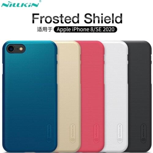 For iPhone SE 2020 Cases For iPhone 8 Cover Nillkin Super Frosted Shield Hard PC Back Cover Protector Case for iPhone 8 Plus