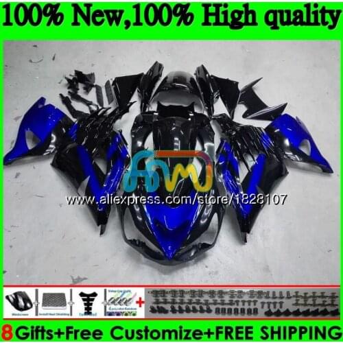 Injection For KAWASAKI ZZR1400 ZX 14R ZX-14R 24BS.17 ZX14R 12 13 Blue black 14 15 16 17 2012 2013 2014 2015 2016 2017 Fairing