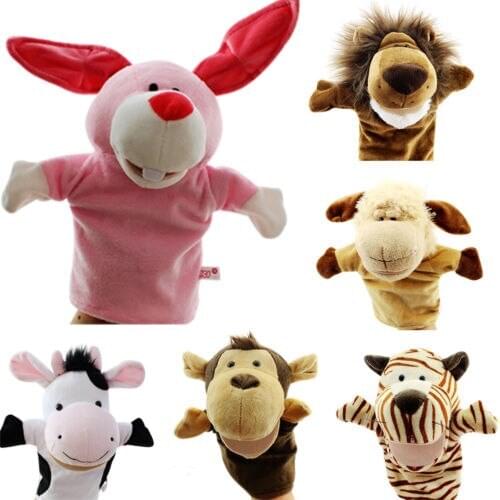 Cute Animal Hand Puppets Wildlife Hand Glove Puppets Soft Plush Kids Childrens Toy Gifts
