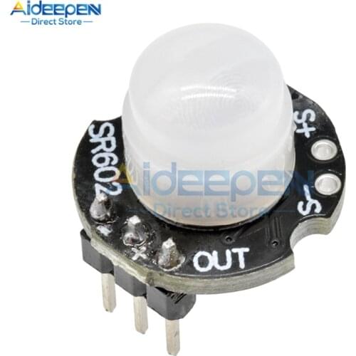 DC 3.3V-15V Mini MH-SR602 Motion Sensor Detector Module SR602 Pyroelectric Infrared PIR Kit Sensory Switch Bracket For Arduino