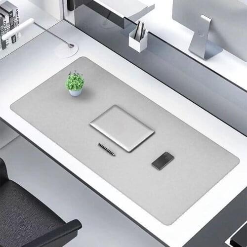 2021 New Double-side Mouse Pad PU Leather Laptop Pad Antifouling Waterproof Desk Mat Big Mousepad XXL Laptop Mat Office MouseMat