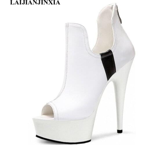 New womens shoes 15cm high heels, ultra-high heel color, single Dance Shoes