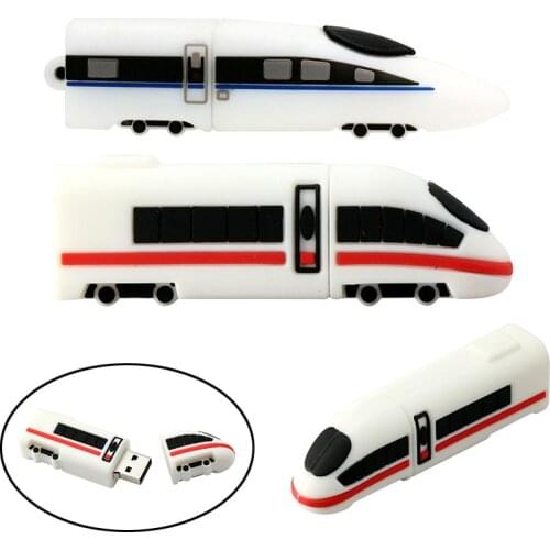 New Train USB Drive Real Capacity 4GB/8GB/16GB/32GB/64GB USB 2.0 Flash Drive Subway USB Memory Stick creative gift