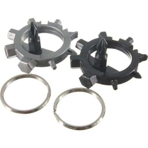 12 In 1Portable Gadget Outdoor Multi-functional Octopus Bicycle Repair Tool Screwdriver With Key Ring Outdoor edc Multi Tools