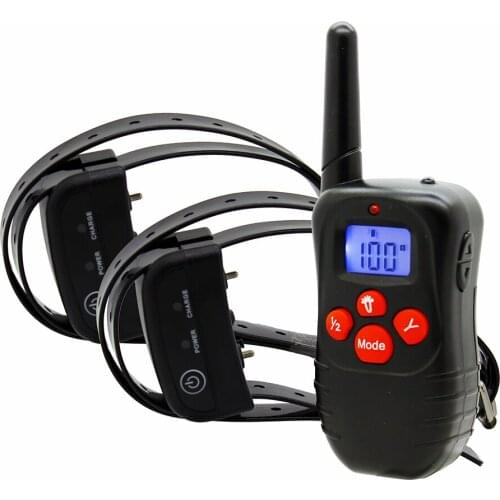 Anti Bark No Barking Training Collar Shock Control For Small Medium Large Dogs With 1/2 Collars 100g2280