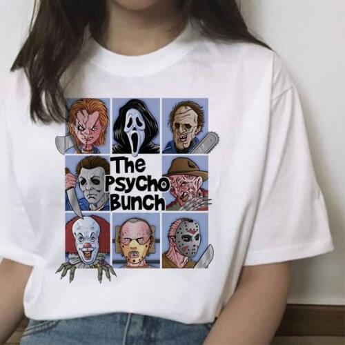 Chucky t shirt Horror High cool women top Quality new streetwear tee t-shirt fashion ulzzang female shirts femme new tshirt