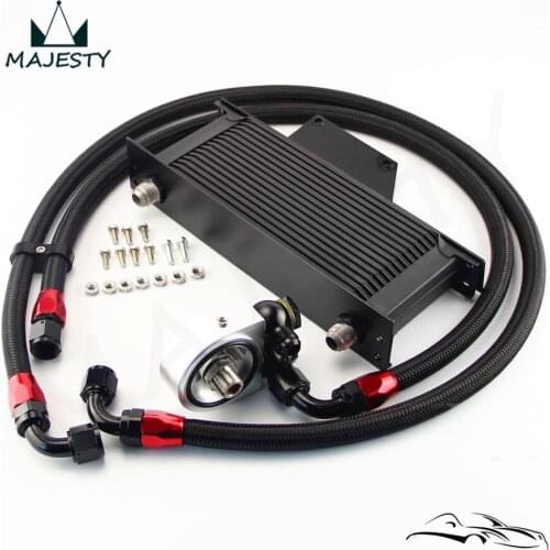 16 ROW AN10 BOLT ON Oil Cooler Kit FOR 01-05 Su*baru Impreza WRX