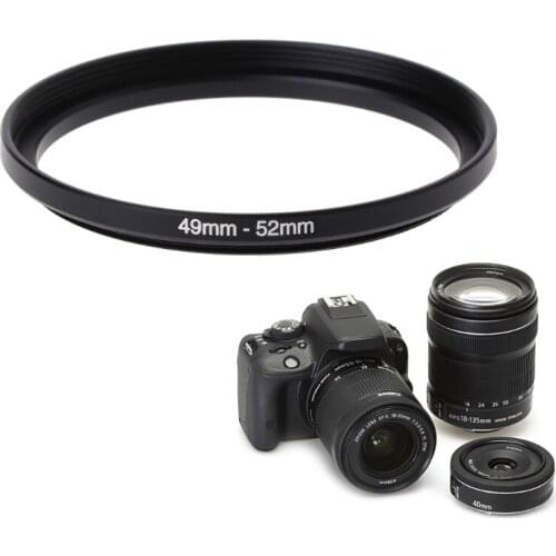 2021 New 49mm To 52mm Metal Step Up Rings Lens Adapter Filter Camera Tool Accessories New