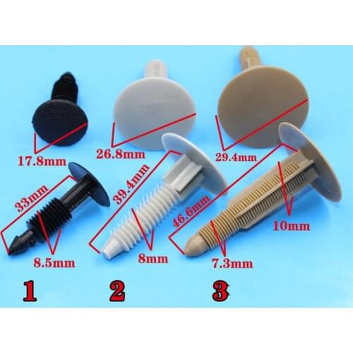 6PCS Roof cover Interior Decoration Cloth Fixed Barbed Bits For Jiangling Ford New Age Transit V348 Plastic Fastener