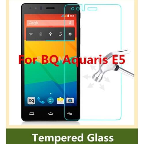 9H 2.5D Explosion-proof LCD Tempered Glass Film For Spanish BQ Aquaris E5/E5 4G Screen pantalla Cristal Templado protector