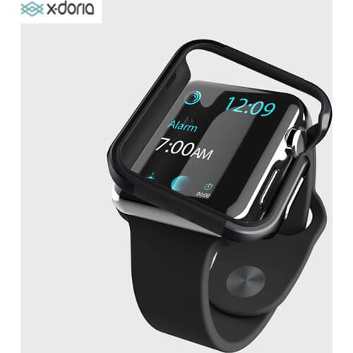 X-Doria Compatible with 40 44mm Apple Watch Case ,Premium Aluminum & TPU Bumper Frame Apple Watch Case